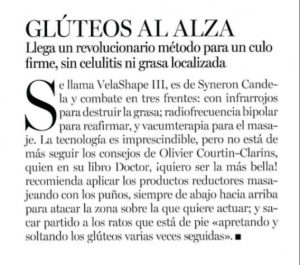 VELASHAPE GLUTEOS